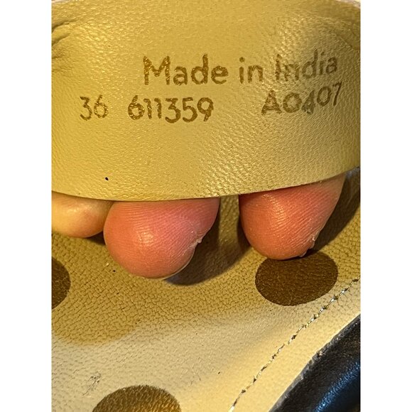 Boden women’s wedge sandals Size 5.5 Lena snakeskin black metallic - Picture 9 of 11